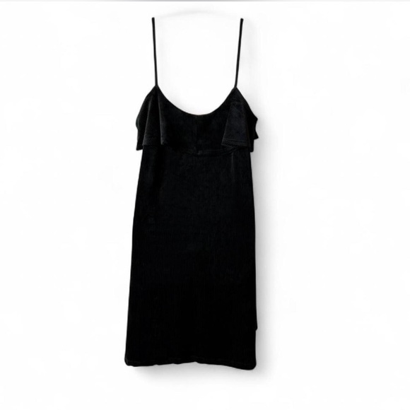 ‎Velvet Mini Ruffle Dress - Picture 3 of 14